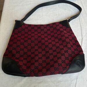 GUCCI PRE-OWENED RED GUCCI LOGO GG 2000-2015
